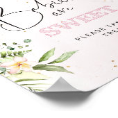 Flora-Safari-Tiere Kinder sind süßes Poster (Ecke)