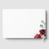 Flora-Script-Hochzeit im Herbst Gästebuch (Rückseite)