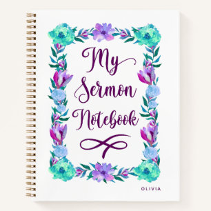 Flora-sermon-Notebook Notizblock