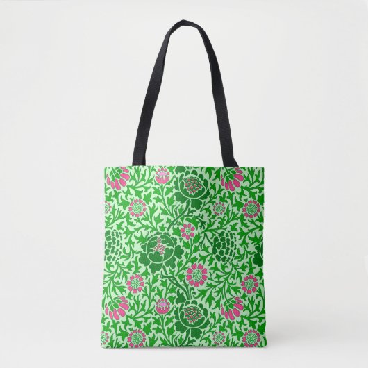Flora, Smaragd und Limone grün Tasche (Vorderseite)