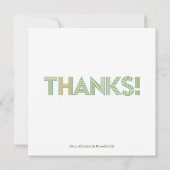 Flora Solara Vielen Dank für Ihre Karte in Olive u (Rückseite)