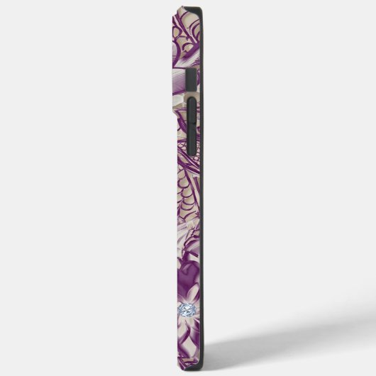 Flora-Spitze Case-Mate iPhone Hülle (Rückseite / Links)