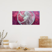 Flora surreal Malerei Poster (Küche)