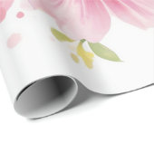 Flora-Symphonie Watercolor Geschenkpapier (Rolleneckpunkt)