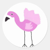 Flora The Flamingo Sticker (Vorderseite)