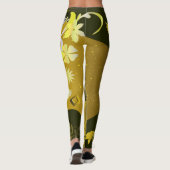 Flora the Goddess of Flowers Leggings (Rückseite)