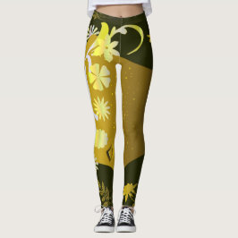 Flora the Goddess of Flowers Leggings