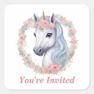 Flora the Unicorn Stickers
