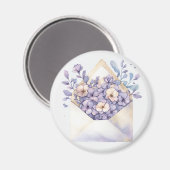 Flora-Umschlag für Wasserfarben - Niedlich Magnet (Vorderseite/Rückseite)