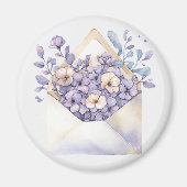 Flora-Umschlag für Wasserfarben - Niedlich Magnet (Vorne)