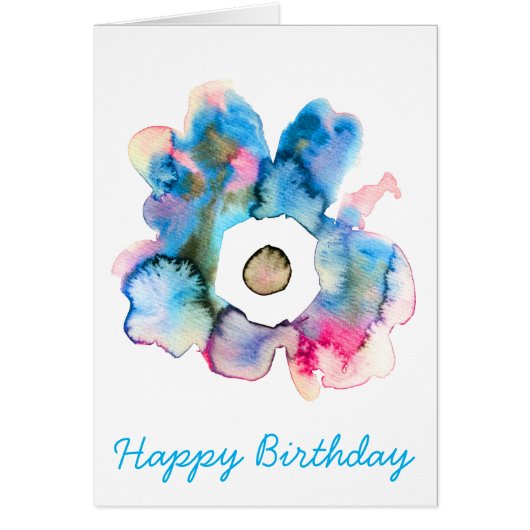 Flora und abstrakte Aquarell (Vorne)