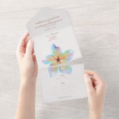 Flora und Fauna All In One Einladung (Abreißen)