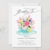 Flora und Fauna Bouquet Wilhelm Tell Einladung (Vorderseite)