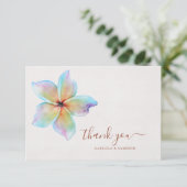 Flora und Fauna Dankeskarte (Stehend Vorderseite)