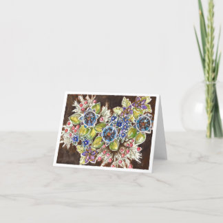 Flora und Fauna Dankeskarte