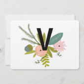 Flora und Fauna Einladung SAVE THE DATE (Rückseite)