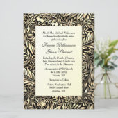 Flora und Fauna - Einladung zur Hochzeit in Tinted (Stehend Vorderseite)