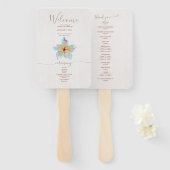 Flora und Fauna Fächer (Vorne und Hinten)