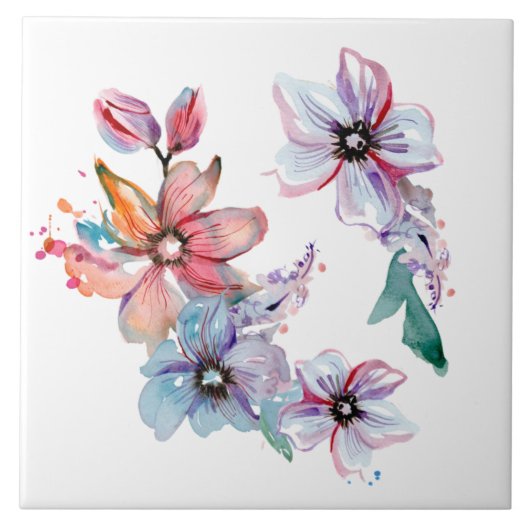 Flora und Fauna Fliese (Vorderseite)