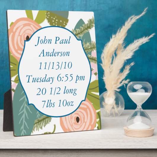 Flora und Fauna Fotoplatte (Seite)