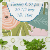 Flora und Fauna Handtuch (Gefaltet)