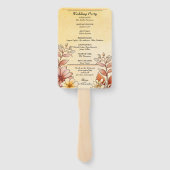 Flora und Fauna Herbstfarbe Terrakotta auf der Erd Fächer (Rückseite)