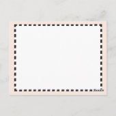 Flora und Fauna Ich bin Seine Frau. Postkarte (Rückseite)