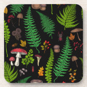 Flora und Fauna im Forstland Getränkeuntersetzer (Vorderseite)