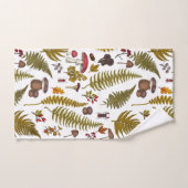Flora und Fauna im Waldgebiet 2 Badhandtuch Set (Handtuch)