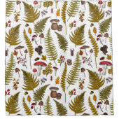 Flora und Fauna im Waldgebiet 2 Duschvorhang (Vorderseite)