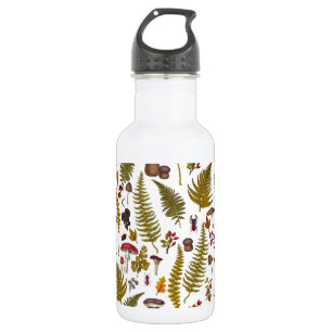Flora und Fauna im Waldgebiet 2 Edelstahlflasche