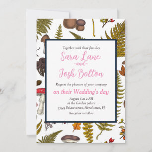 Flora und Fauna im Waldgebiet 2 Einladung