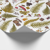 Flora und Fauna im Waldgebiet 2 Geschenkpapier (Ecke)