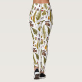 Flora und Fauna im Waldgebiet 2 Leggings (Rückseite)