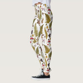Flora und Fauna im Waldgebiet 2 Leggings (Links)