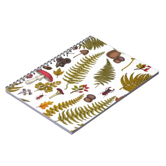 Flora und Fauna im Waldgebiet 2 Notizblock (Linke Seite)