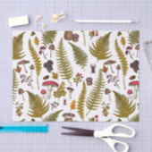 Flora und Fauna im Waldgebiet 2 Seidenpapier (Handwerk)