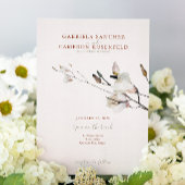 Flora und Fauna Magnolia Einladung