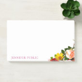 Flora und Fauna Modernes Template Elegant Post-it Klebezettel (Büro)