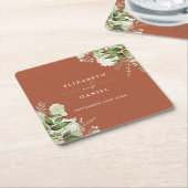 Flora und Fauna Parco Civico-Ciani Rechteckiger Pappuntersetzer (angewinkelt)