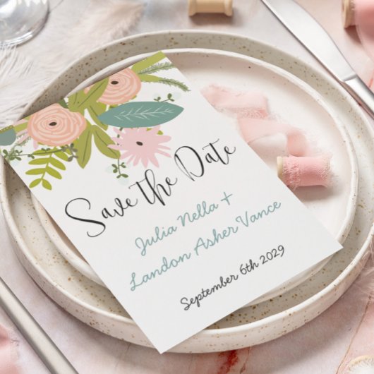 Flora und Fauna Save The Date