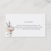 Flora und Fauna Terracotta auf dem Monte Tamaro Visitenkarte (Rückseite)