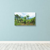 Flora und Landschaft der Luquillo Leinwanddruck (Insitu (Holzboden))
