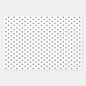 Flora und Polka Dots Geschenkpapier Set (Vorderseite)