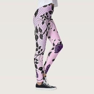 Flora und Polka Dots Leggings