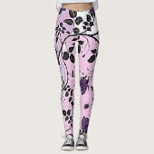 Flora und Polka Dots Leggings (Vorderseite)