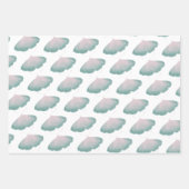 Flora und Schmetterling Geschenkpapier Set (Vorderseite 3)