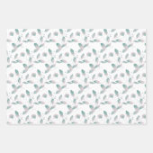 Flora und Schmetterling Geschenkpapier Set (Vorderseite 2)