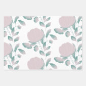 Flora und Schmetterling Geschenkpapier Set (Vorderseite)