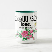 Flora und Schmetterlinge Tasse (Zentrum)